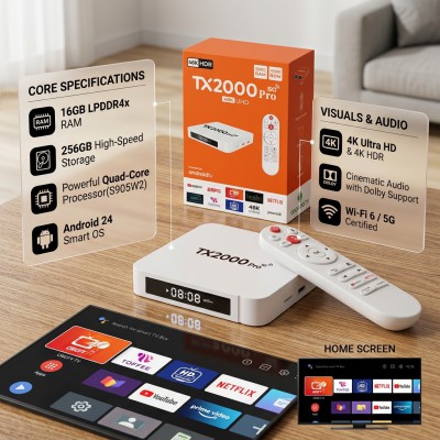 TX2000 Pro 5G Smart TV Box