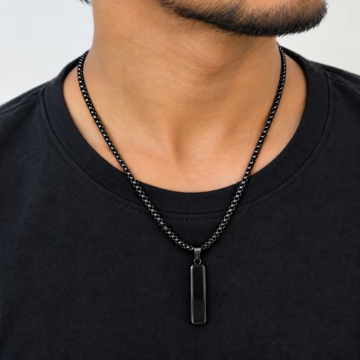 Premium Stainless Steel Bar Pendant Chain
